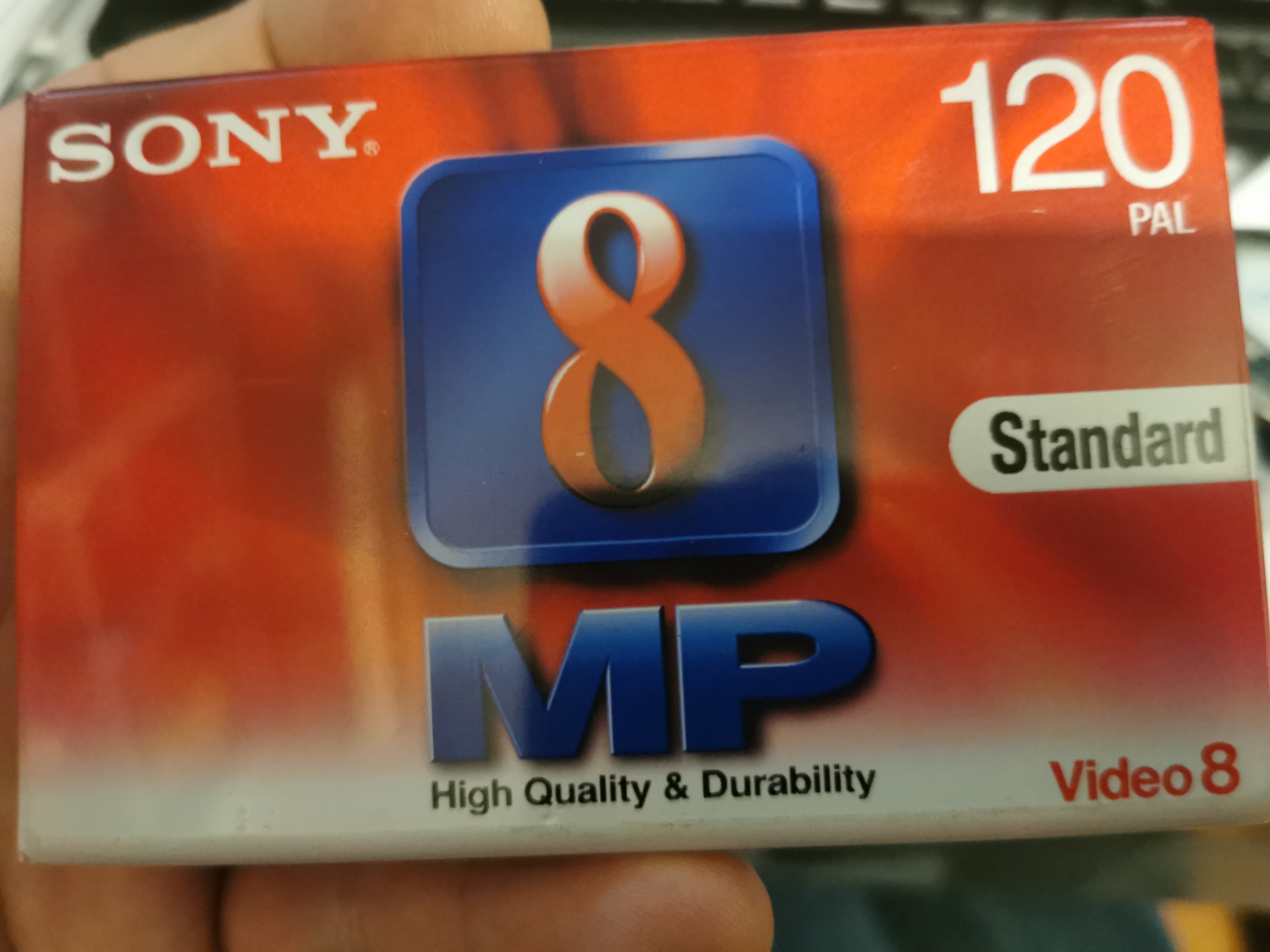 Kaseta sony video8 120 pal